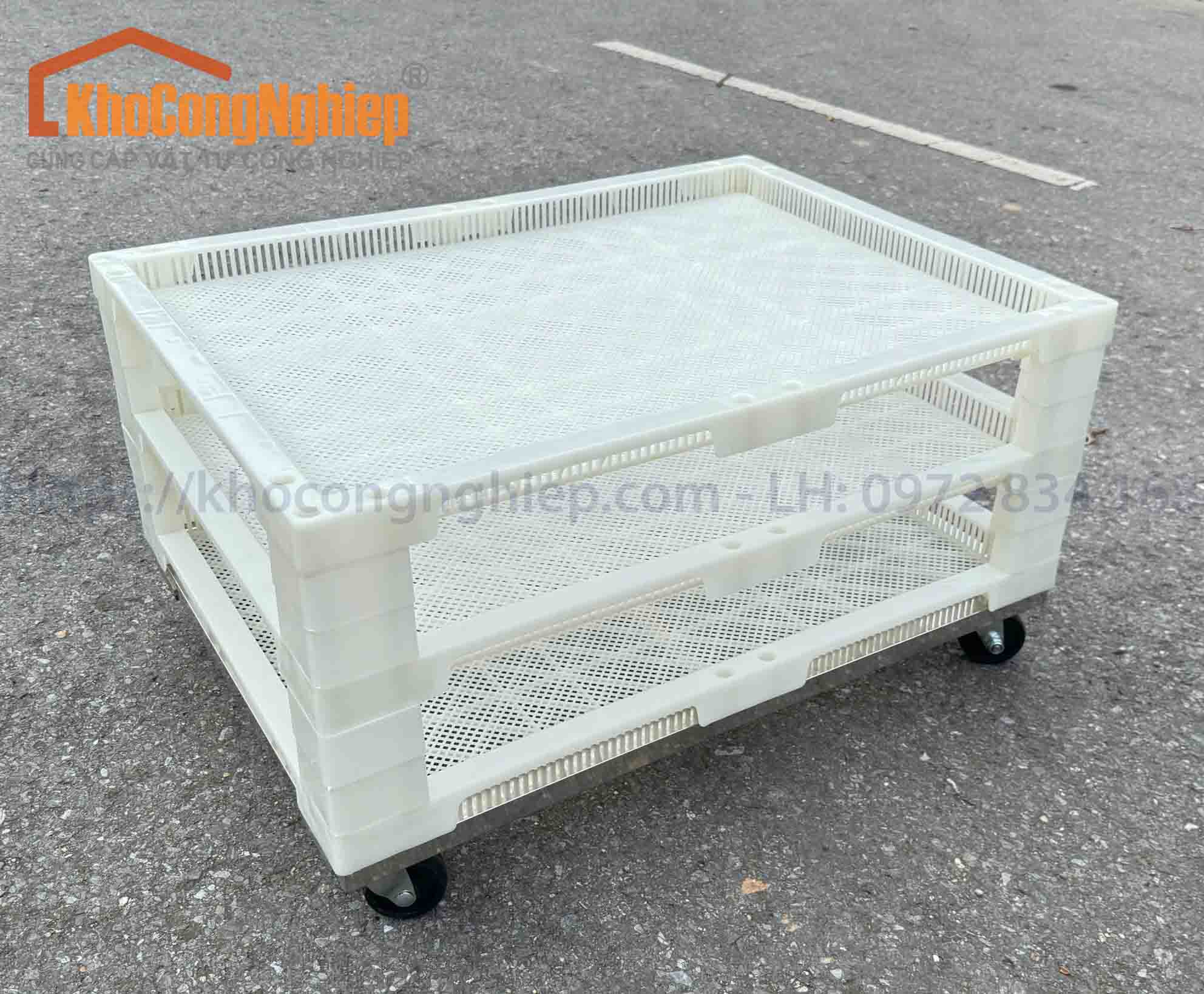 Khay sấy nhựa 76cm x 50cm x 5cm - Ảnh 2