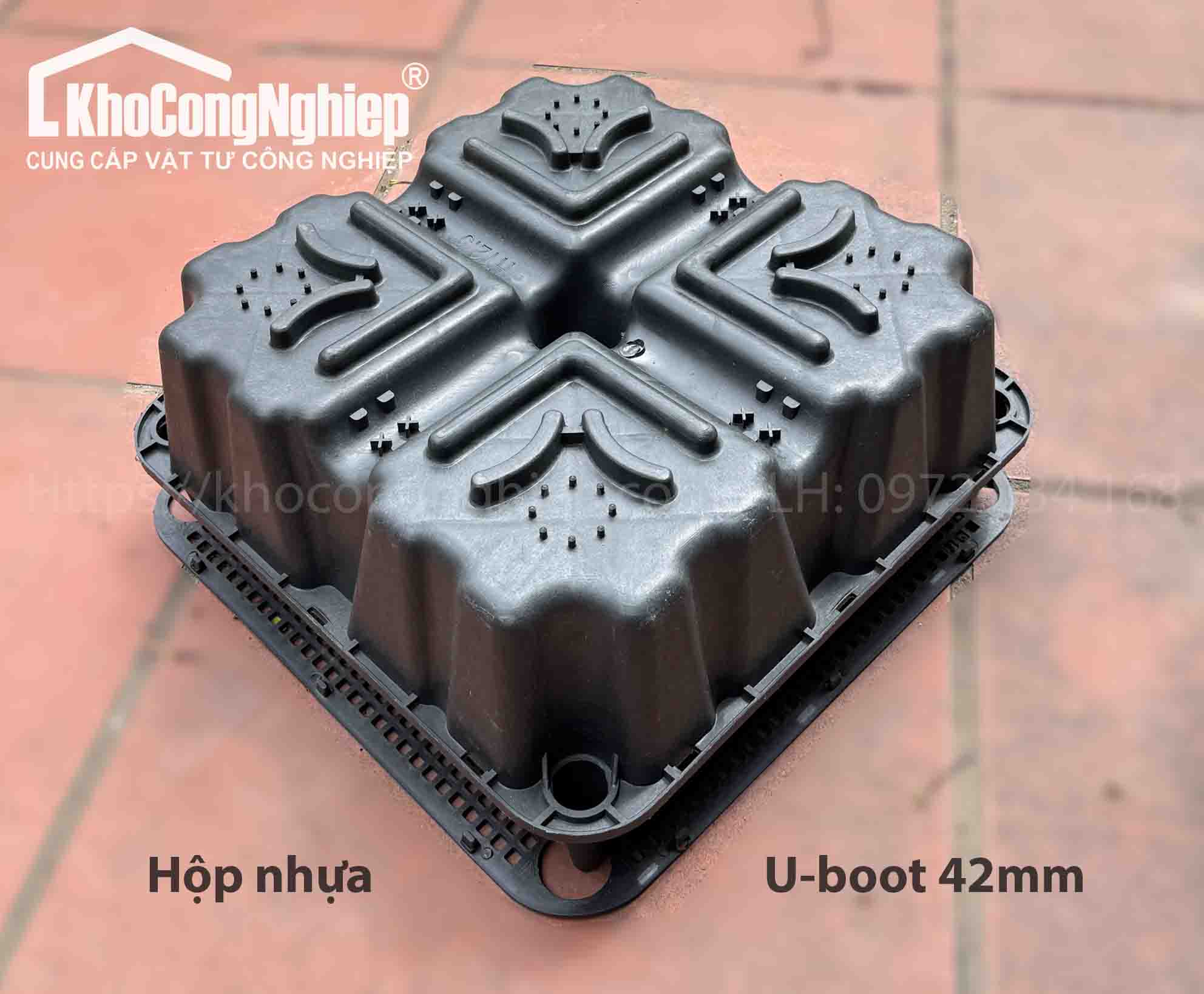 Hộp nhựa sàn rỗng 42cm x 42cm