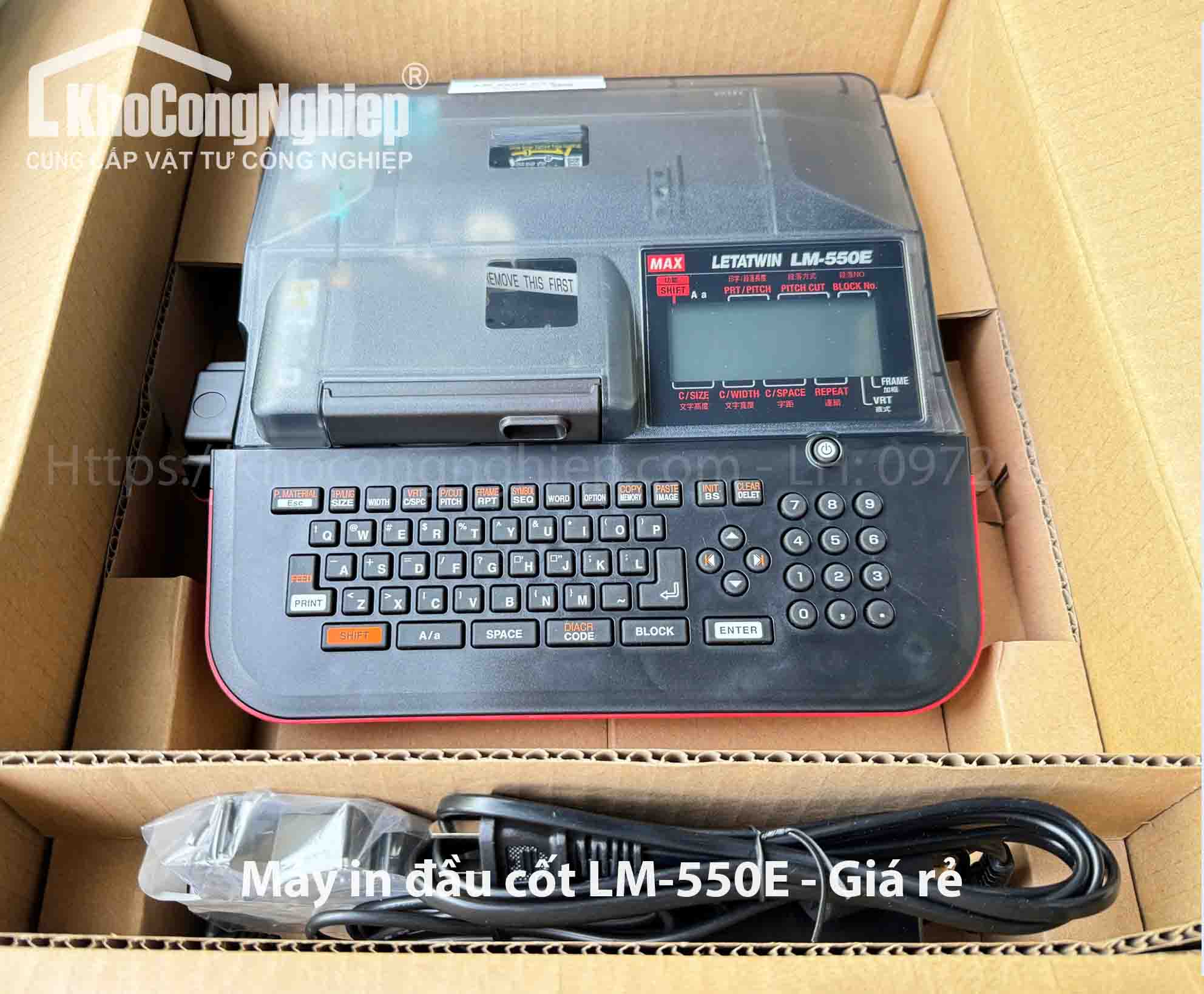 Máy in đầu cốt LM-550E (Giá rẻ)