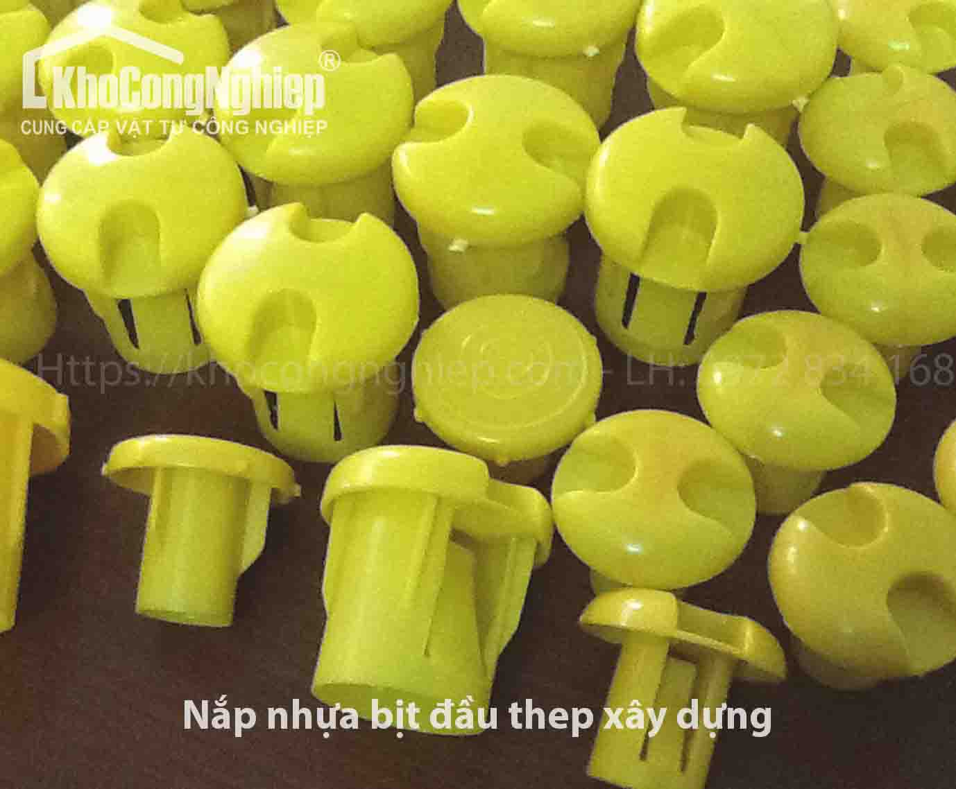 Nắp nhựa bịt đầu thép công trình
